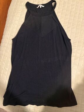 Buckle Black Tank Top